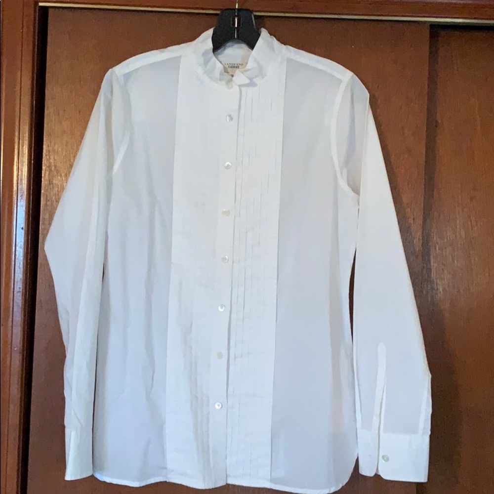 Lands’ End woman’s tuxedo shirt
